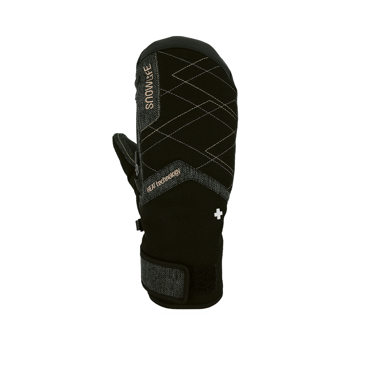 Thermo Mitten Short, Women, LM - Women, black/gold