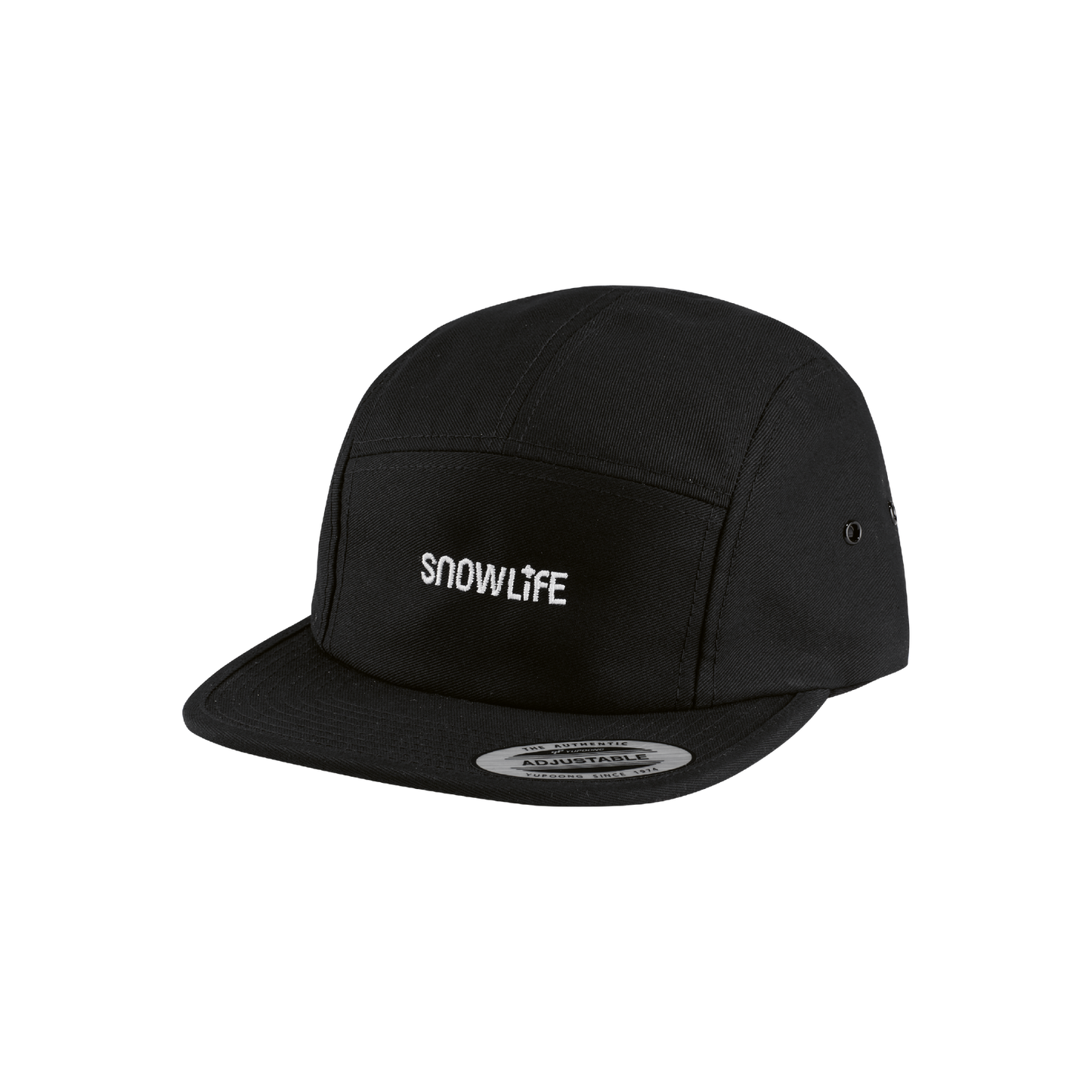 Classic Snowlife 5 Panel Cap, black, one size, Unisex