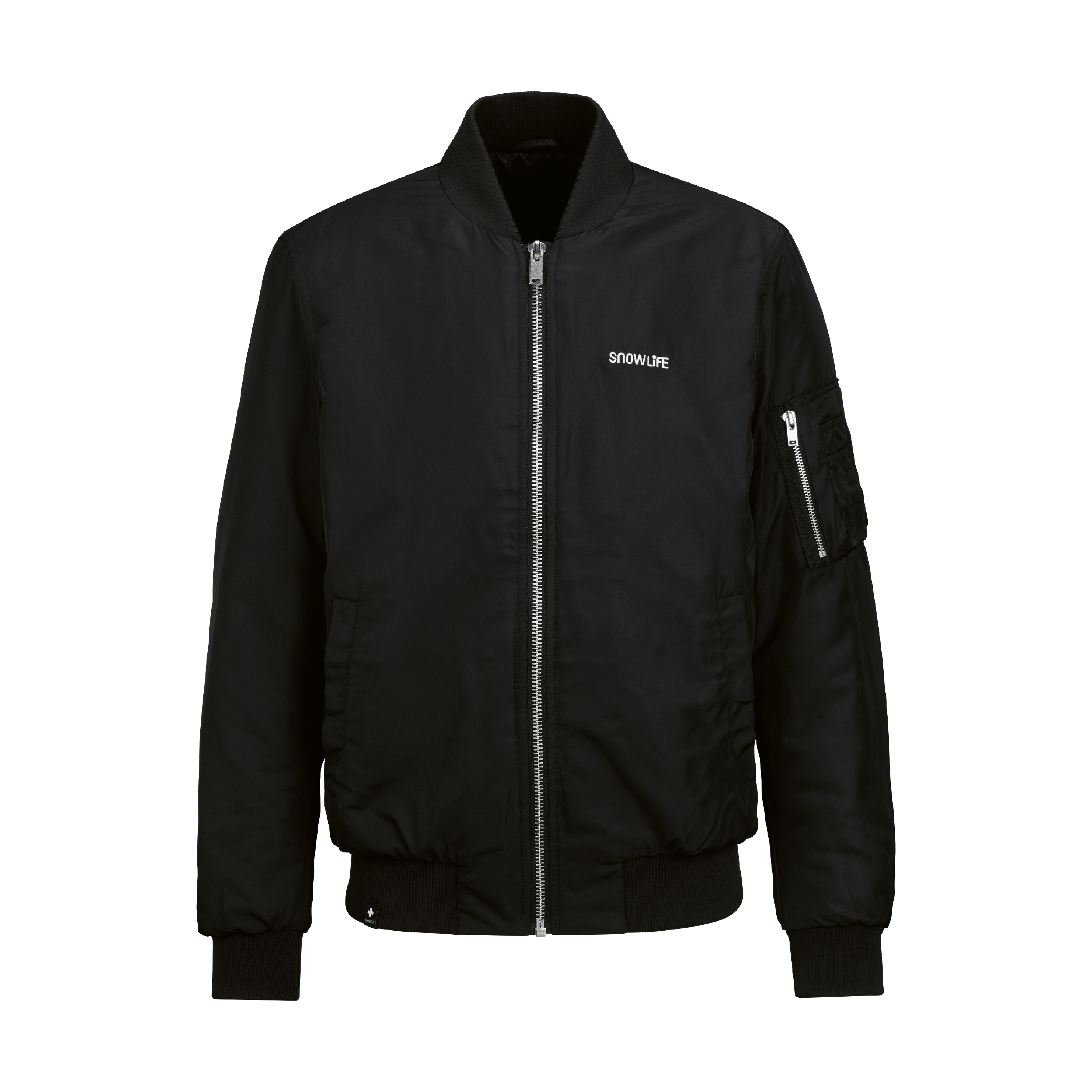 Classic Snowlife Bomber Jacket, black, S, Unisex