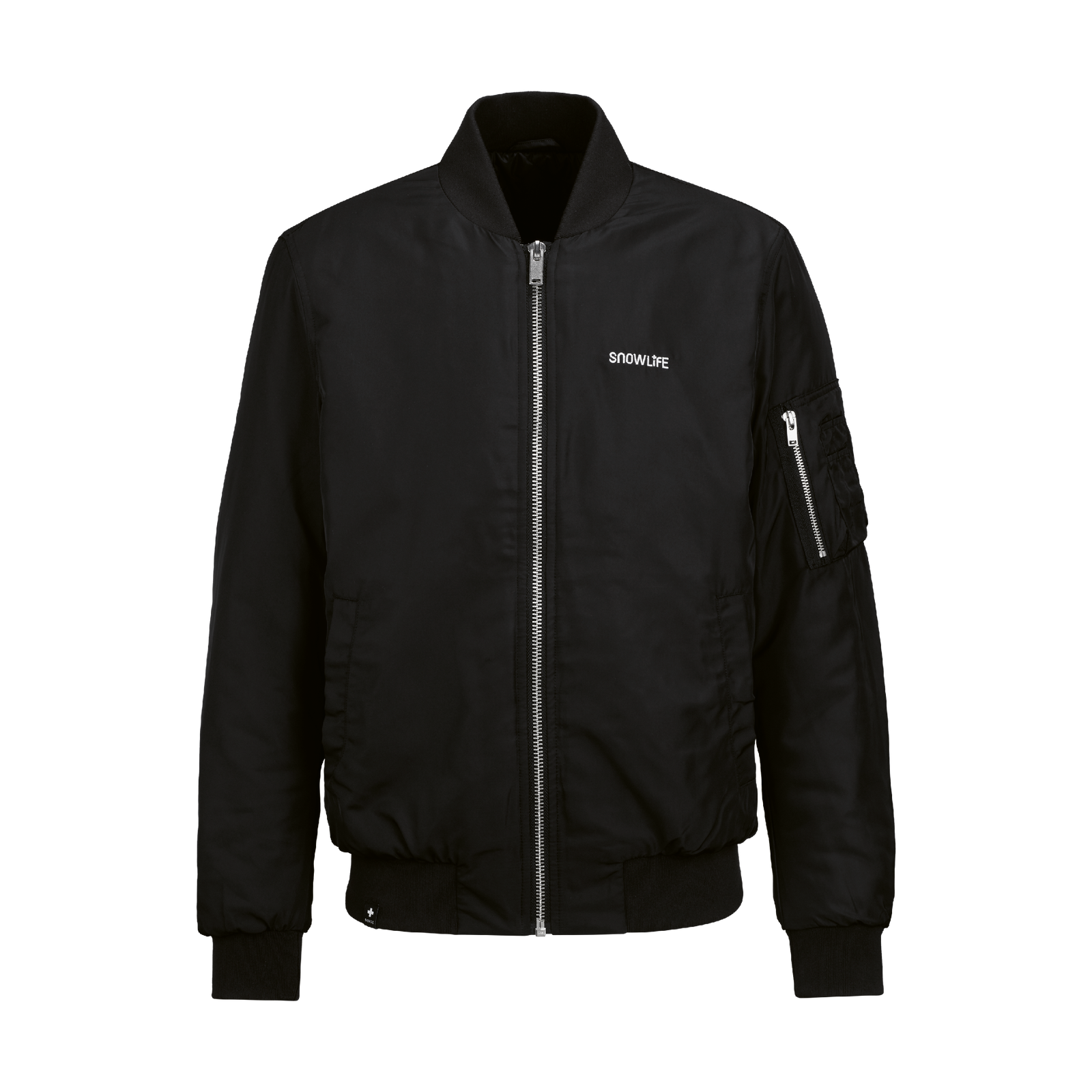 Classic Snowlife Bomber Jacket, black, S, Unisex