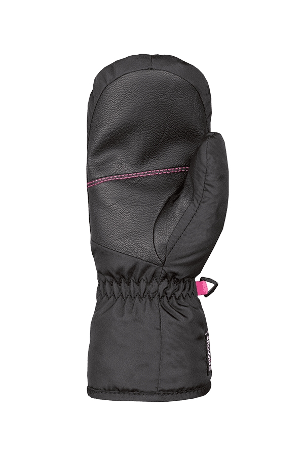 Winter- und Ski-Handschuh, Fäustlinge, Glove, schwarz, pink