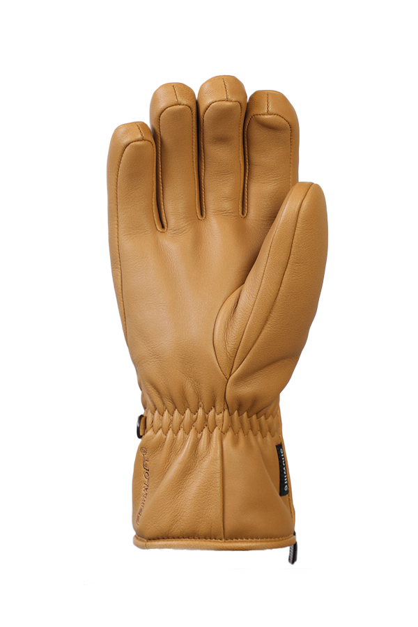 Grand Soft Glove, gants en cuir pour hommes, cuir véritable, chaud, camel