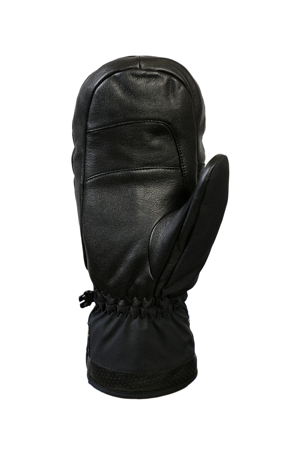 Ovis GTX Mitten, Moufles, gant noble, haute qualité, avec membrane Gore-Tex, noir