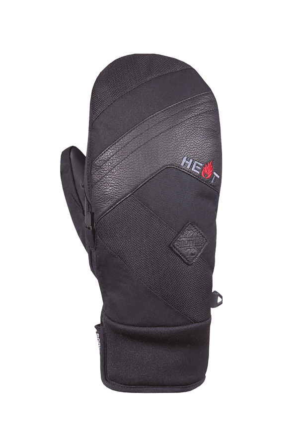 Winter- und Ski-Handschuh, Fäustlinge, Glove, beheizbar, schwarz