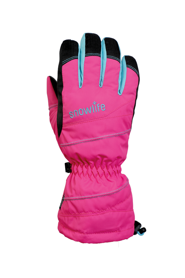 Junior Lucky GTX Glove, Handschuhe für Kinder, mit Gore-Text Membrane, warm, atmungsaktiv, wasserfest, pink, blau