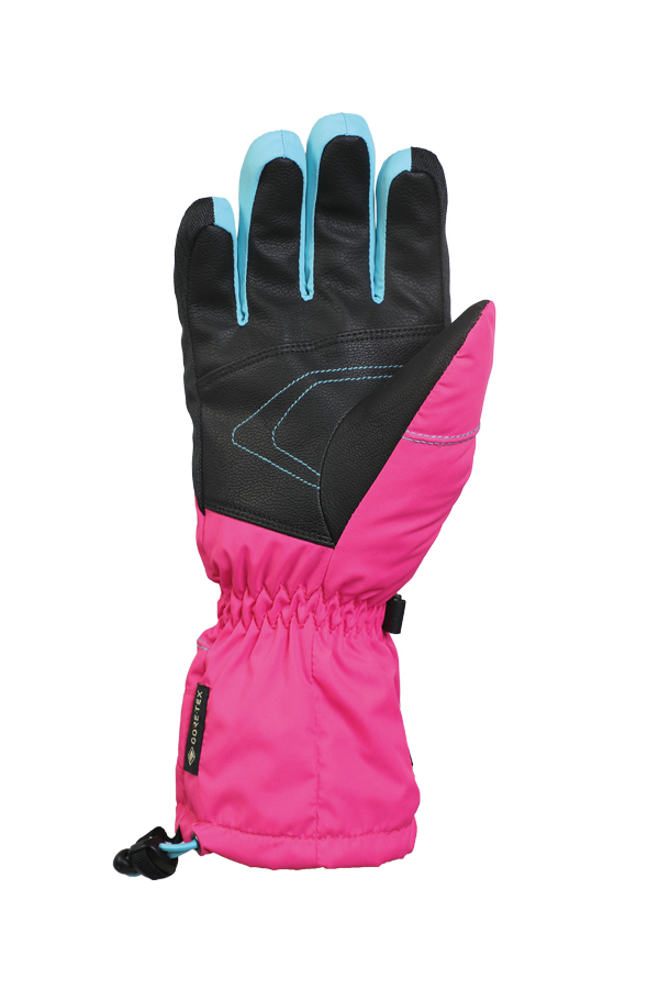 Junior Lucky GTX Glove, gloves for kids, with Gore-Text membrane, warm, breathable, waterproof, pink, blue