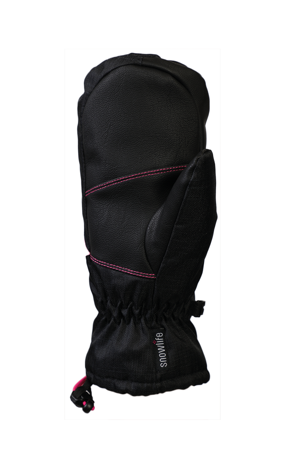 Junior Orion DT Glove, Fausthandschuhe, Kinderhandschuhe, warm, wasserabweisend, schwarz, pink