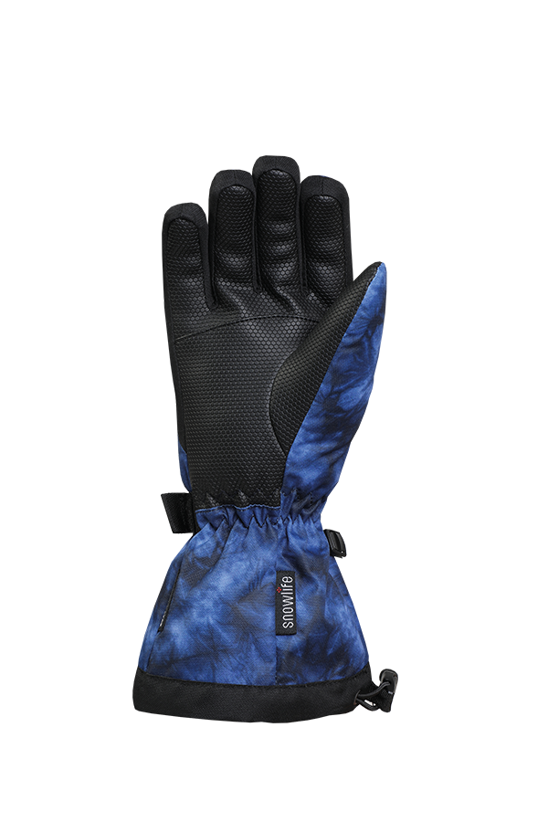 Kids Long Cuff DT Glove, Gants pour enfants avec longue manchette, bleu, noir