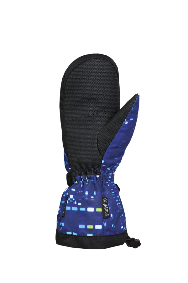 Kinds Long Cuff DT Glove, Mitten, Children, blue, colored lights
