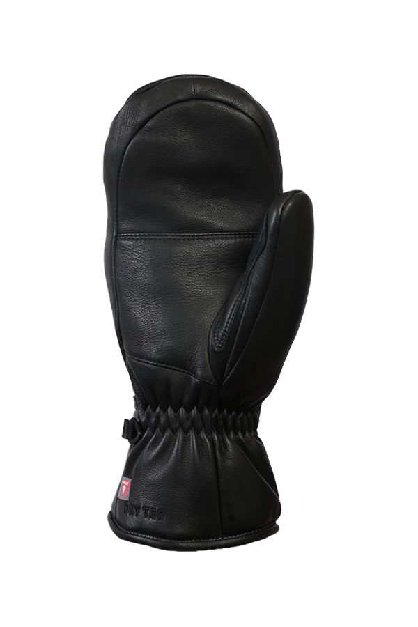Lady Grand Soft Mitten, Mitten Gloves with Primaloft, Women, real Leather, black