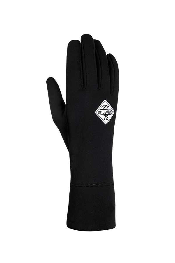 Lady Sophia DT Mitten, Female Glove, inner glove, black, grey