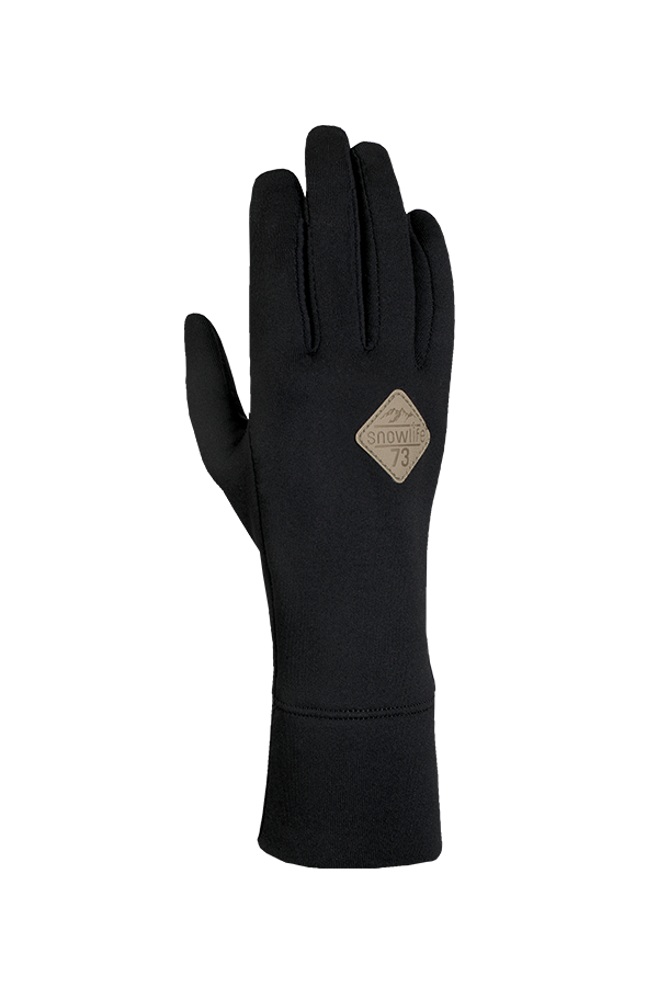 Lady Sophia DT Mitten, Female Glove, inner glove, black, beige