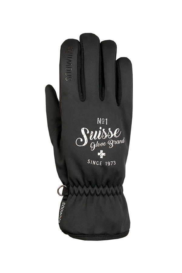 Multi WS Soft Shell Glove, swiss glove brand, black