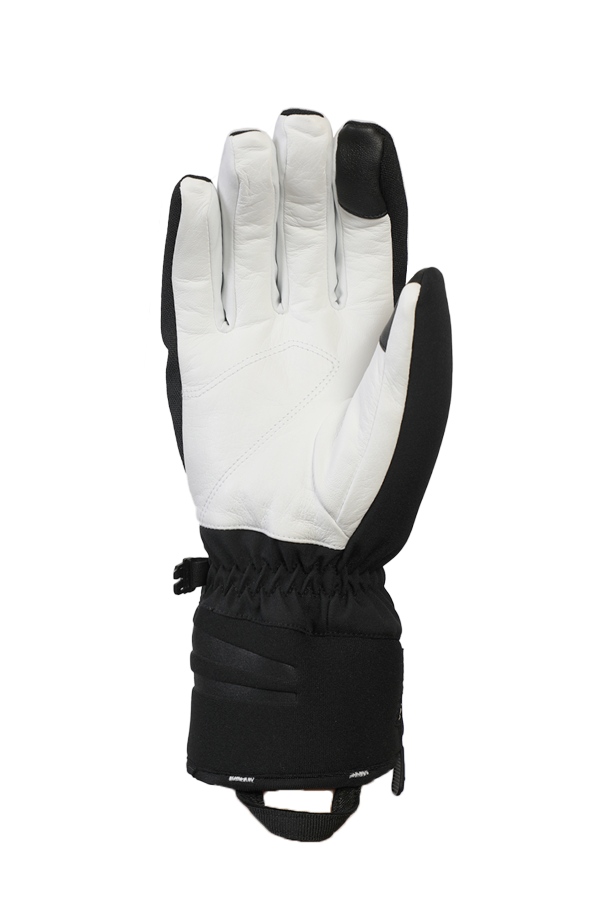 Nevada GTX Glove, der sportliche Handschuh mit Gore-Tex Membran, sehr atmungsaktiv und robust, schwarz weiss