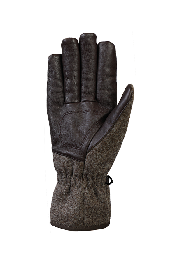 Swiss Shepherd Glove, Handschuh aus Schweizer Wolle, braun